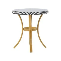 Beliani Tuintafel RIFREDDO - Beige Pe Rotan