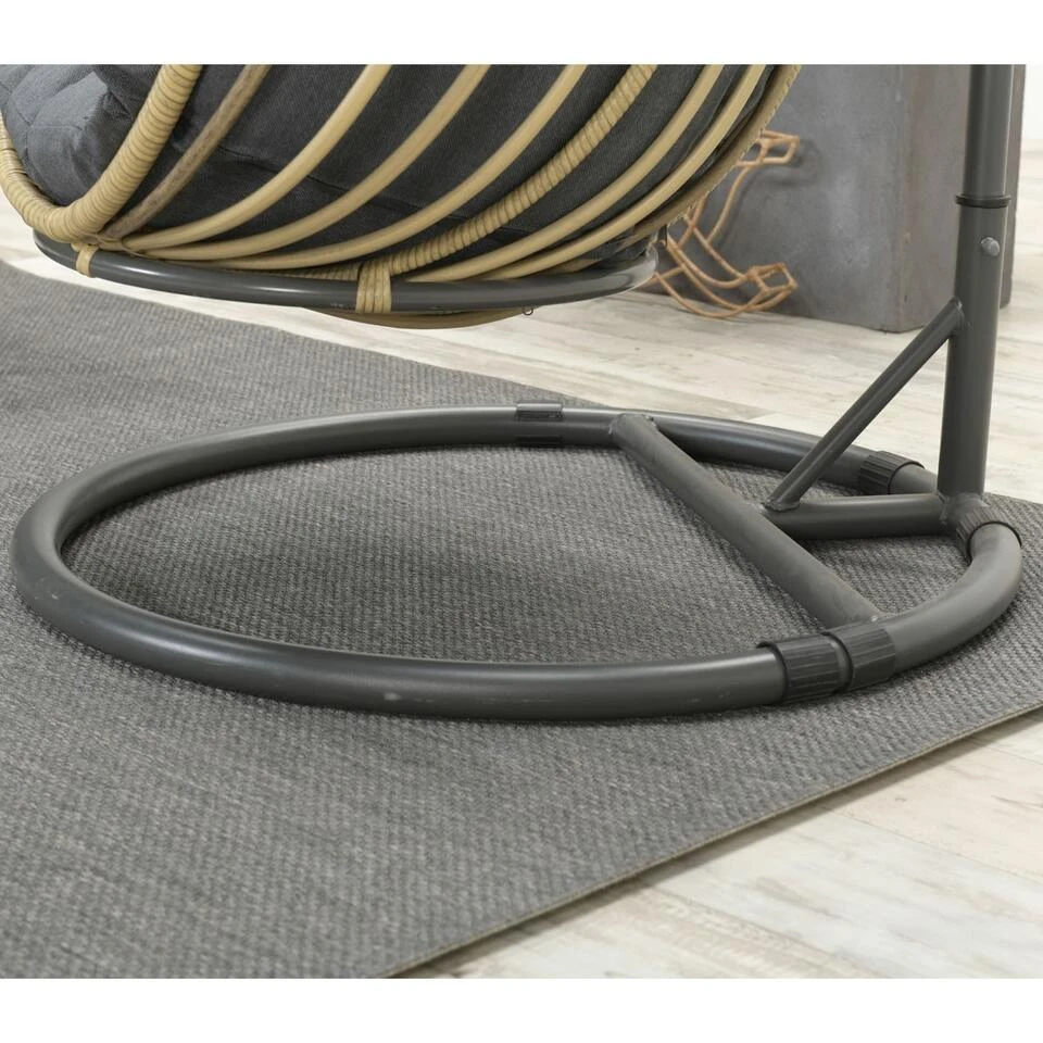 Garden Impressions Hangstoel Panama Hangstoel Ei - Natural Rotan - Afbeelding 4