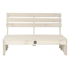 2L Home & Garden Palletbank Whitewash - Wit