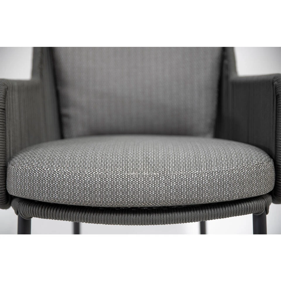 4 Seasons Outdoor Bernini Tuinstoel - Platinum - Afbeelding 2