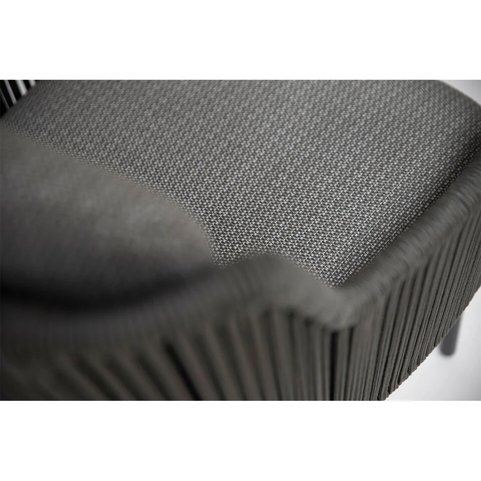 4 Seasons Outdoor Bernini Tuinstoel - Platinum - Afbeelding 4