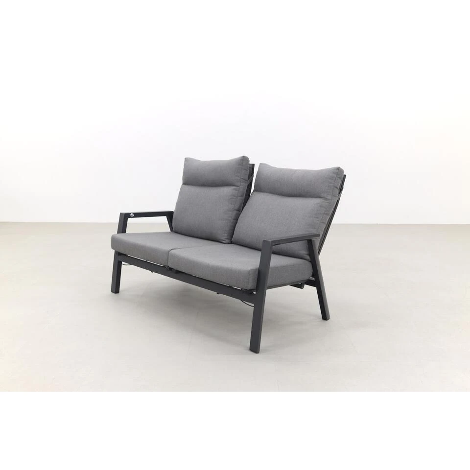 VDG Azoren 2-zitsbank Verstelbaar - Antraciet - Afbeelding 2