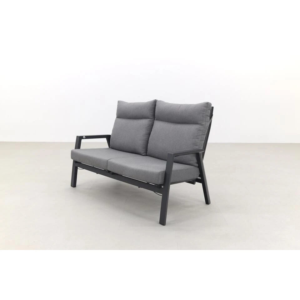 VDG Azoren 2-zitsbank Verstelbaar - Antraciet - Afbeelding 3