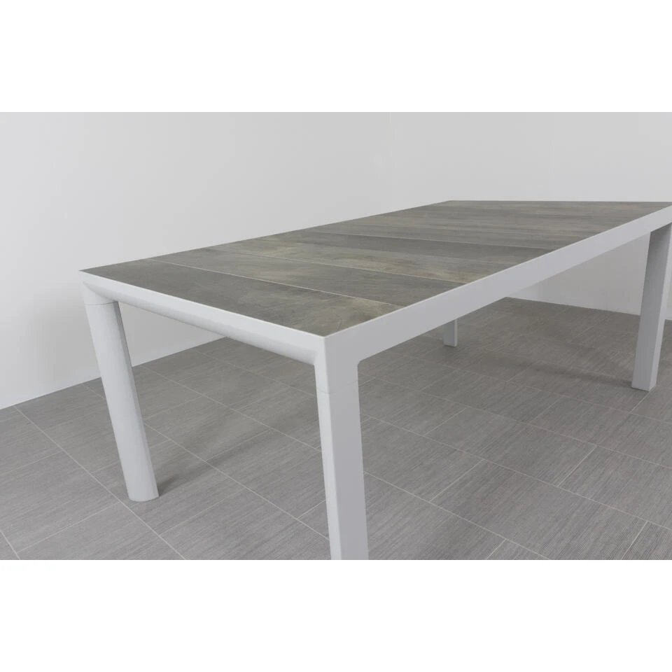 Kings Tuintafel Light Grey - 180x100 Cm - Afbeelding 3