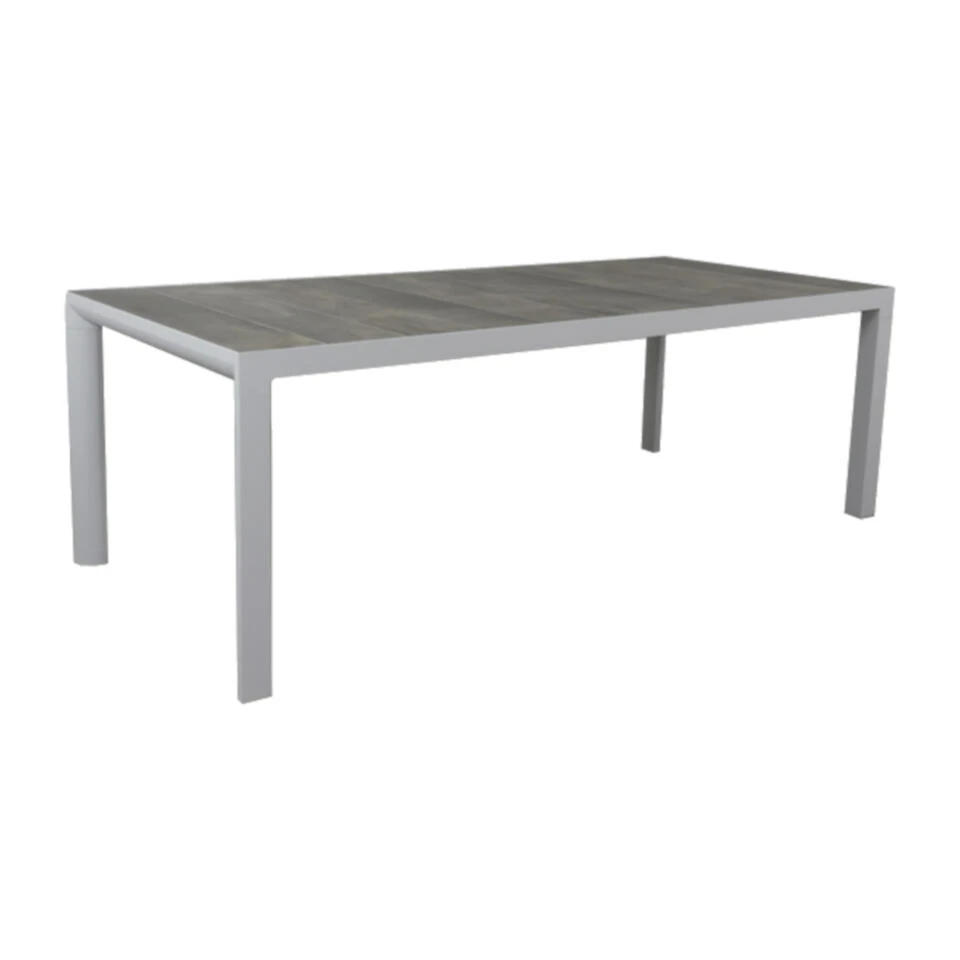 Kings Tuintafel Light Grey - 180x100 Cm