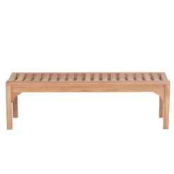 Giga Meubel Tuinbank Teakhout - Naturel - 150cm - Bank Madison