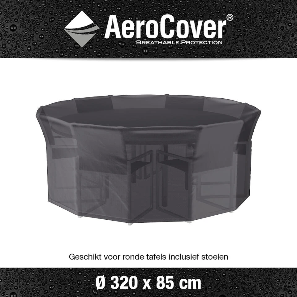 Aerocover Ronde Tuinsethoes - 320x85 Cm - Afbeelding 2