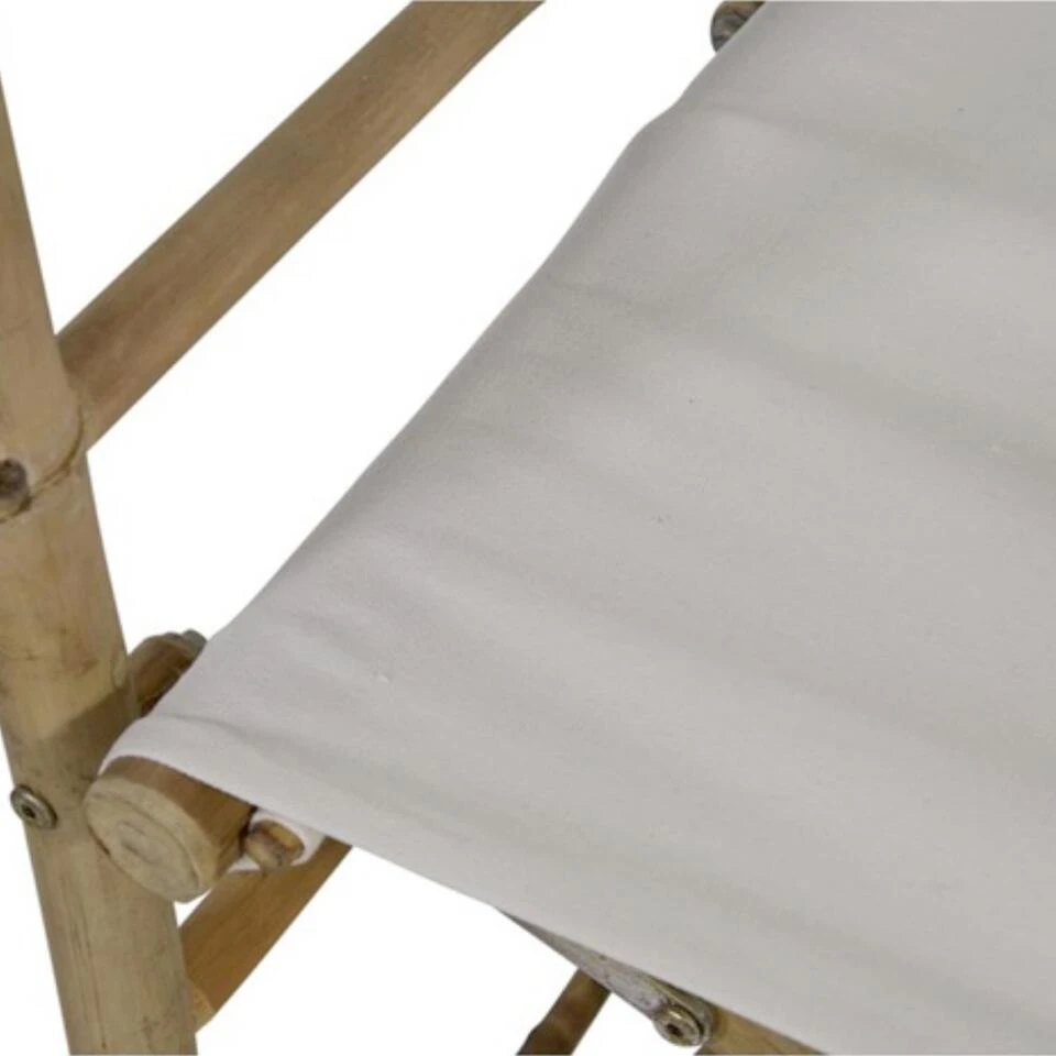 Levi Bamboe Regisseursstoel - Stof - Bruin - Afbeelding 2