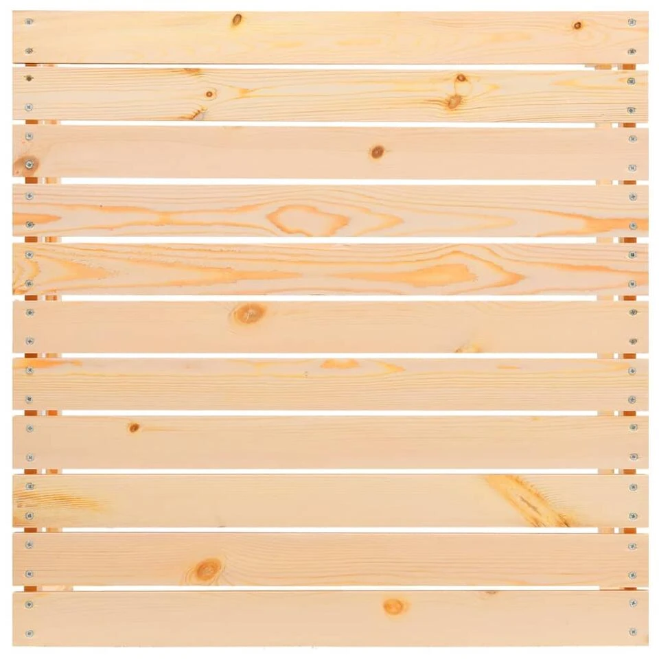 VidaXL 3-delige Loungeset Met Grijze Kussens Massief Grenenhout - Afbeelding 4