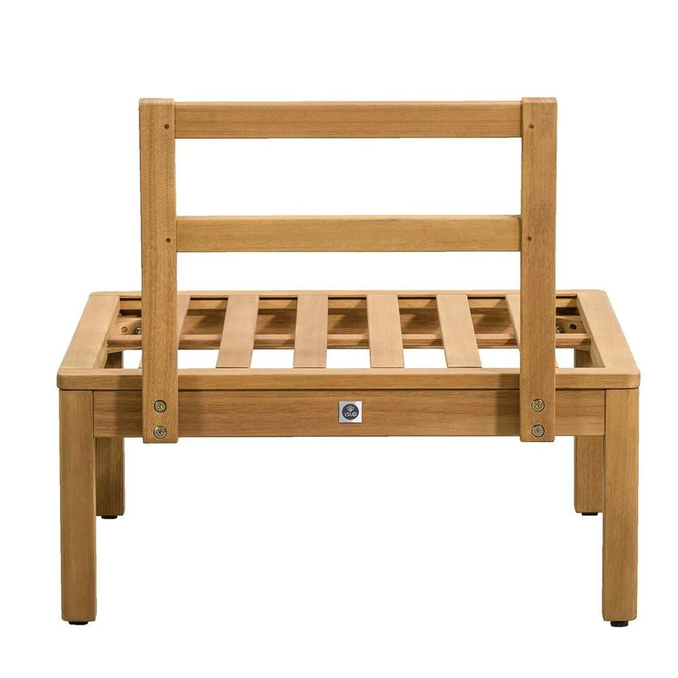 Middenfauteuil Orleans - Eucalyptushout - 78x72x65 Cm - Afbeelding 2