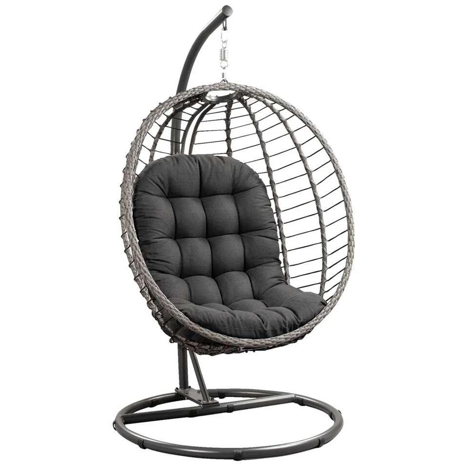Hangstoel Lourdes - Antraciet - Ø105x190 Cm