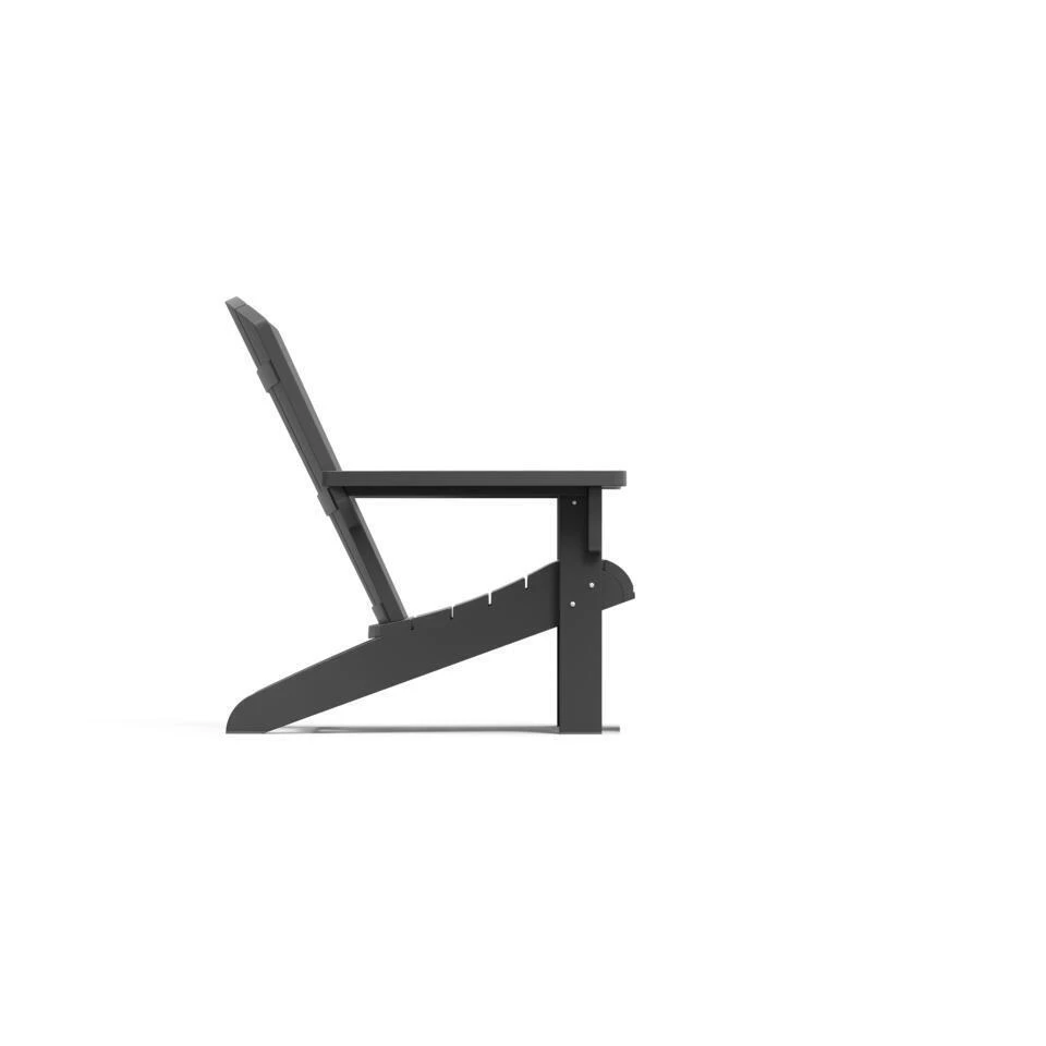 Keter Troy Adirondack Tuinstoel - 81x80x96,5cm - Grafiet - Afbeelding 3