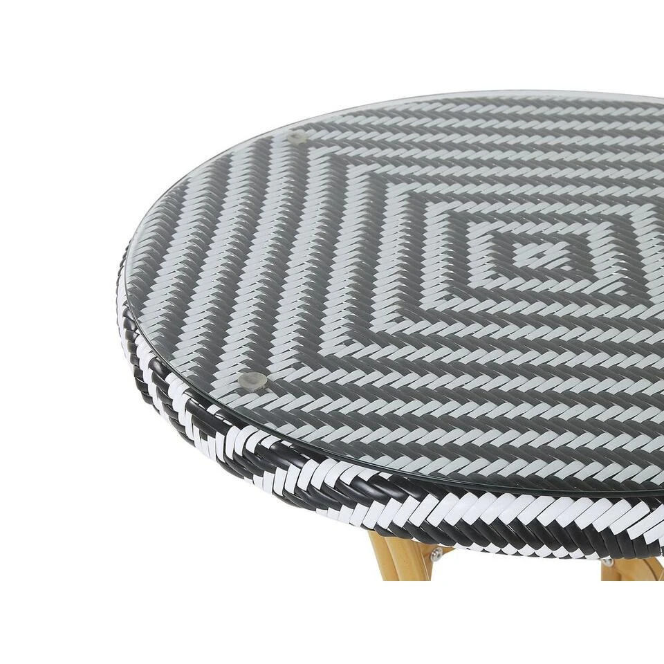 Beliani Tuintafel RIFREDDO - Beige Pe Rotan - Afbeelding 4